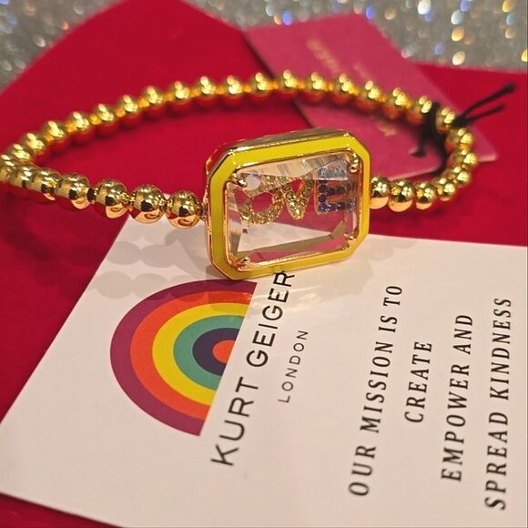 Kurt Geiger London Love Stretch Bracelet - Picture 9 of 9